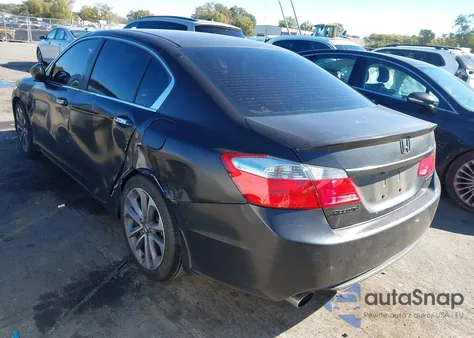 2015 Honda Accord Sport z USA, uszkodzony, nr VIN 1HGCR2F5XFA034288